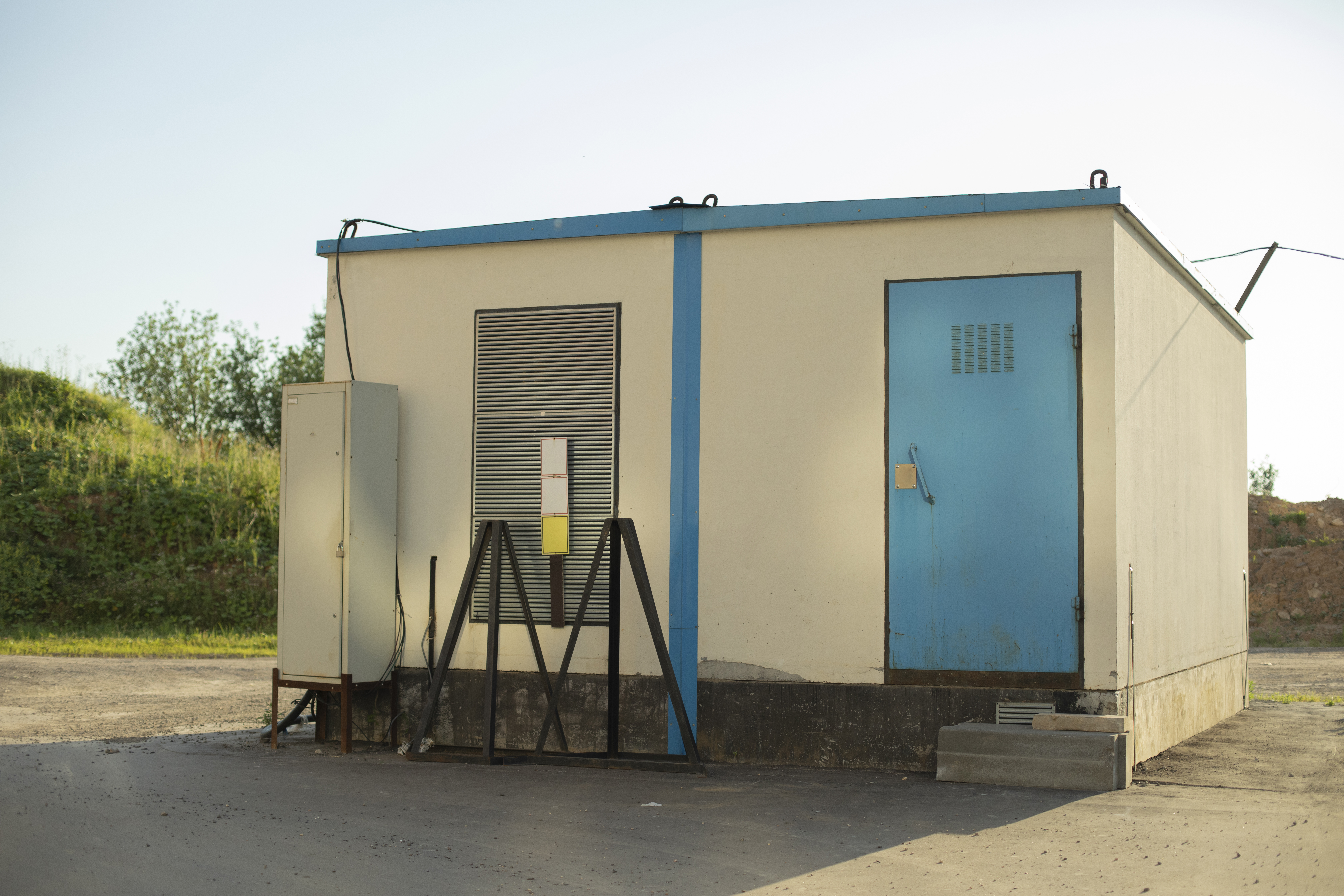 Gypsum and cement board porta cabin